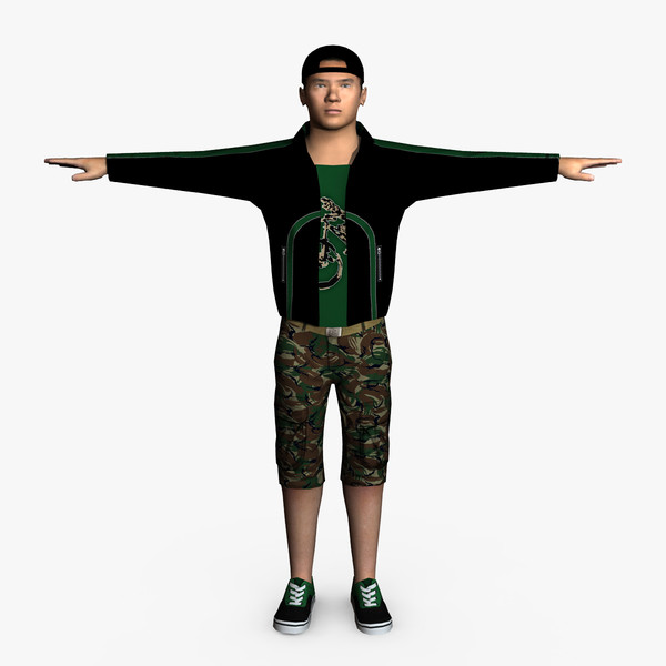 casual male 01 3d model - Casual Male 01... by ignisfatuus